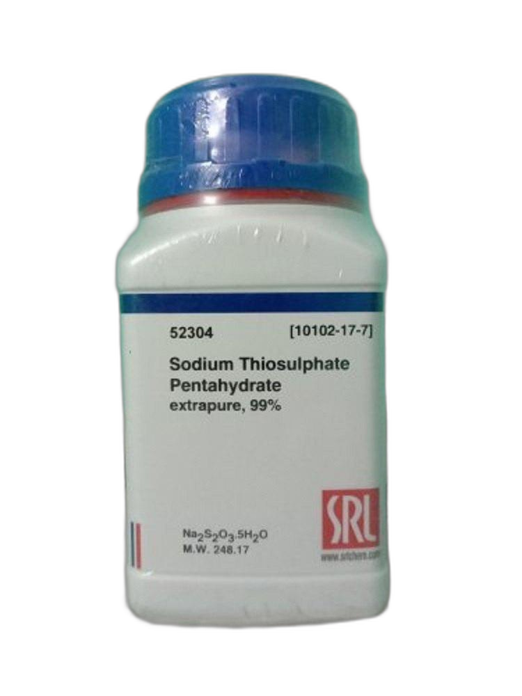Sodium Thiosulphate Pentahydrate extrapure, 99% | SRL |500g